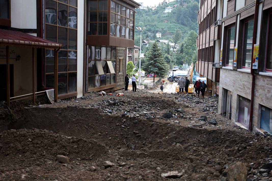 Rize'de hasarın boyutu gün ağarınca ortaya çıktı 7